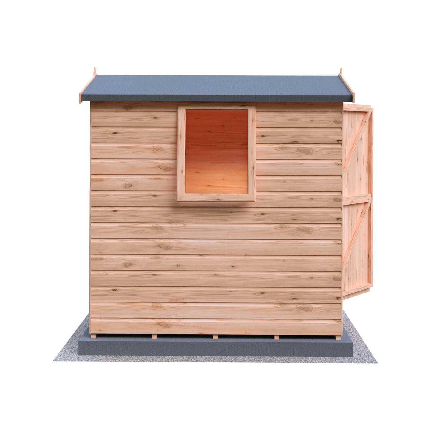 Shire Lewis 6x4 Single Door Shiplap