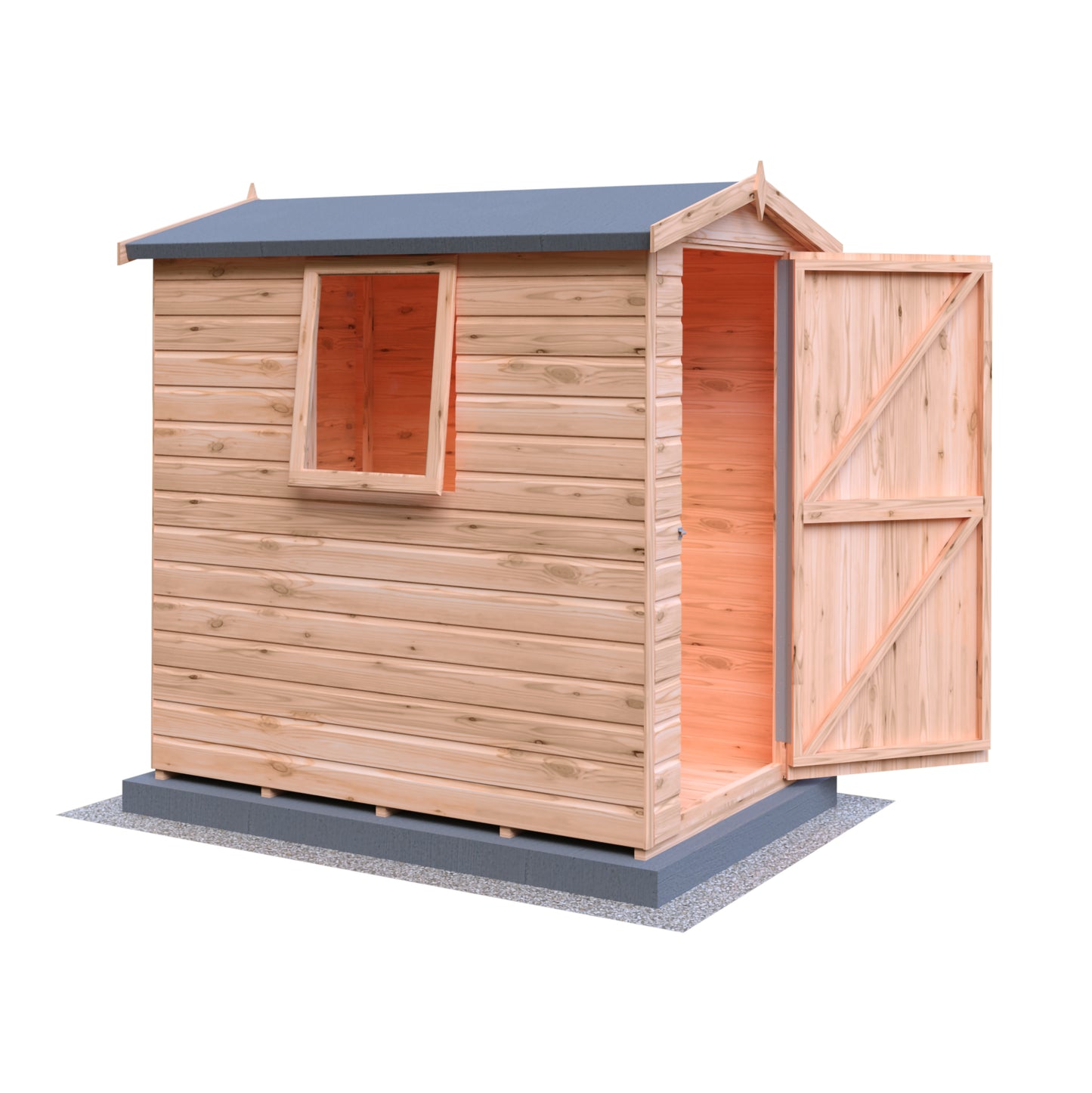 Shire Lewis 6x4 Single Door Loglap