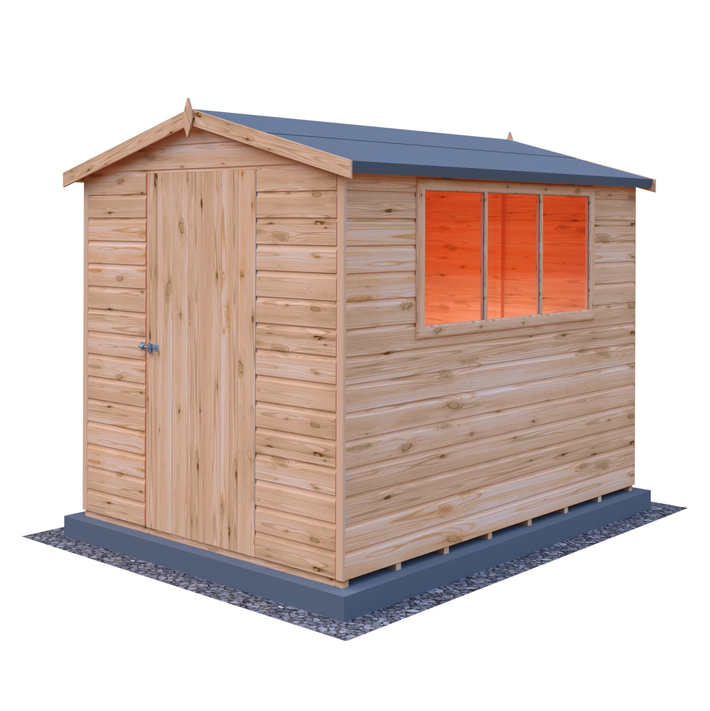 Shire Lewis 8x6 Single Door Shiplap