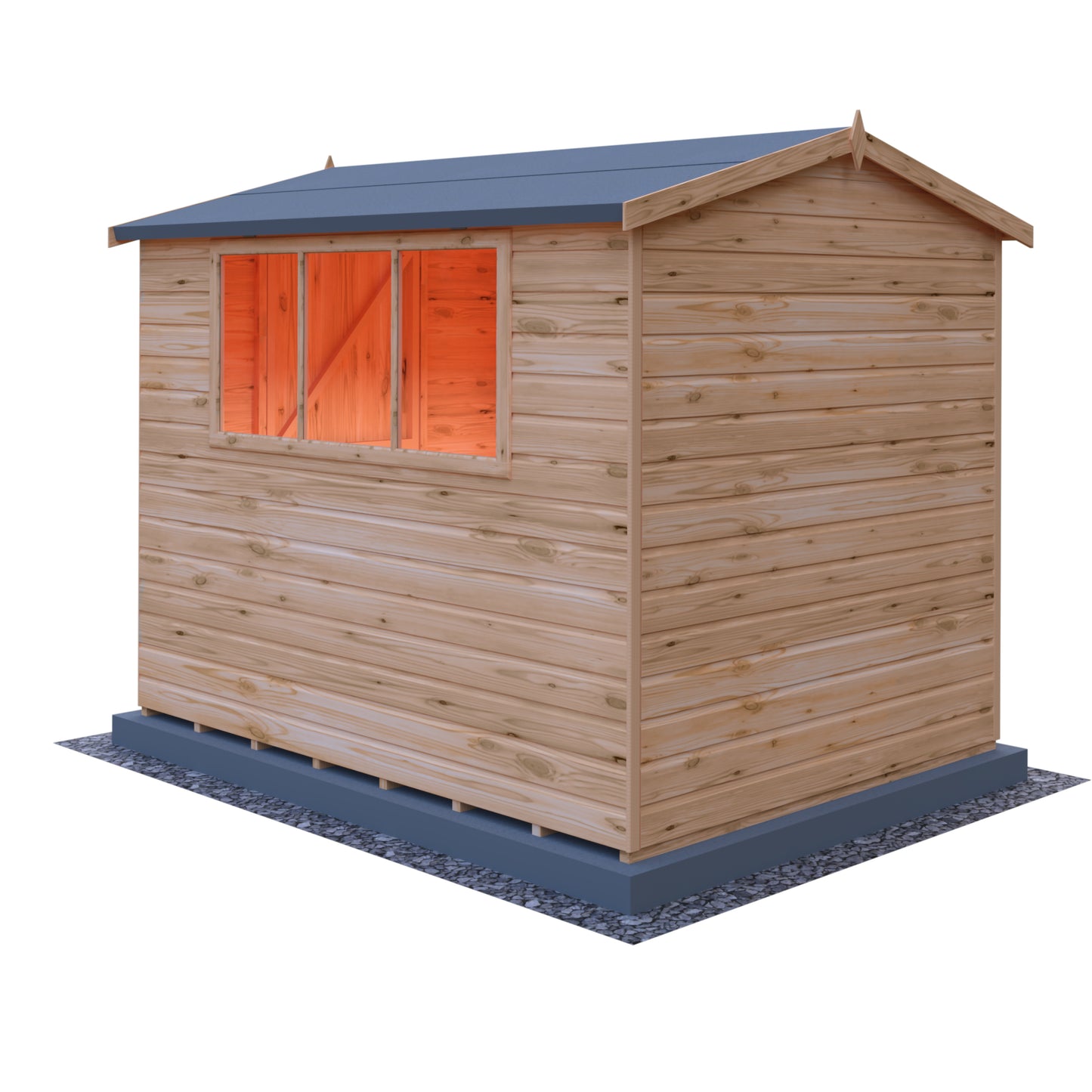 Shire Lewis 8x6 Single Door Shiplap