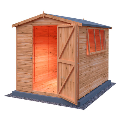 Shire Lewis 8x6 Single Door Shiplap