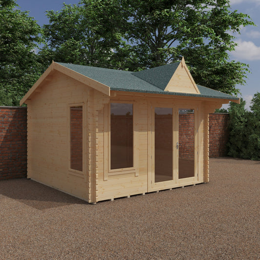 12x12 Leyton 44mm Log Cabin