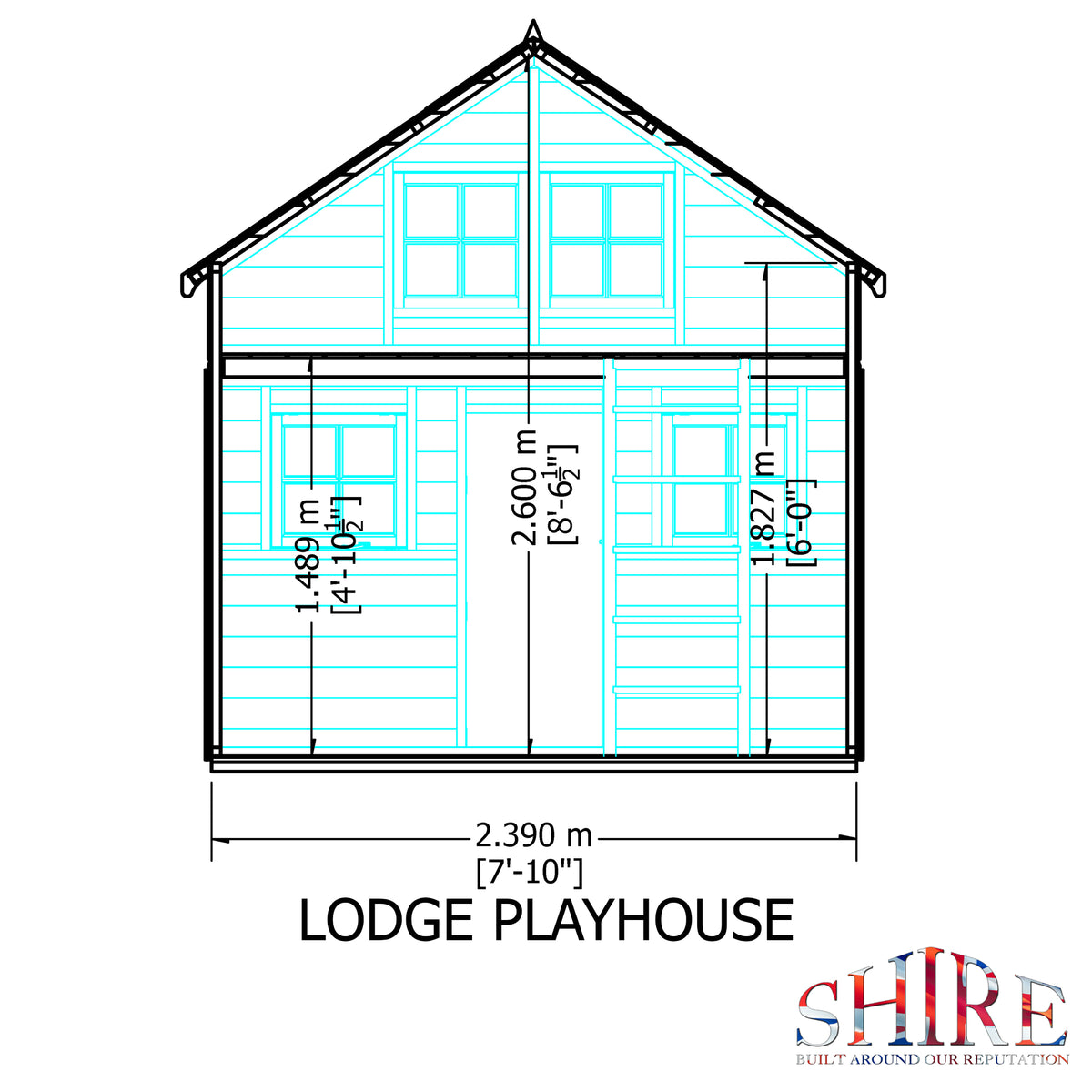 Shire Lodge 8x9 Loglap