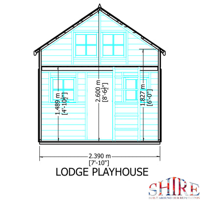 Shire Lodge 8x9 Loglap