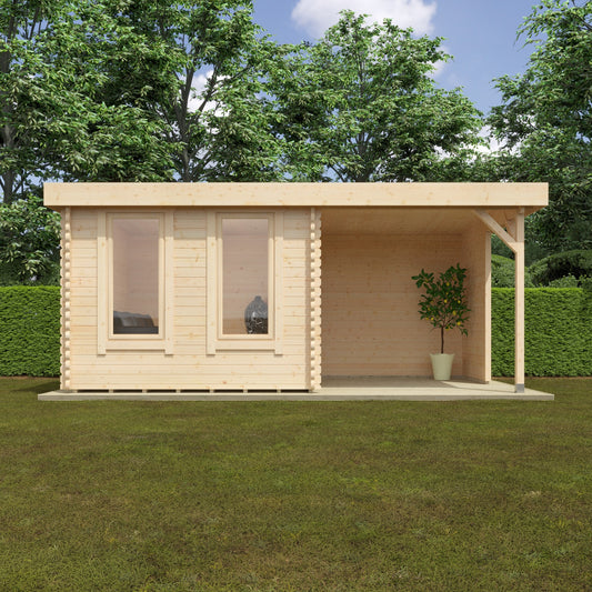 16x10 Lulworth 44mm Log Cabin