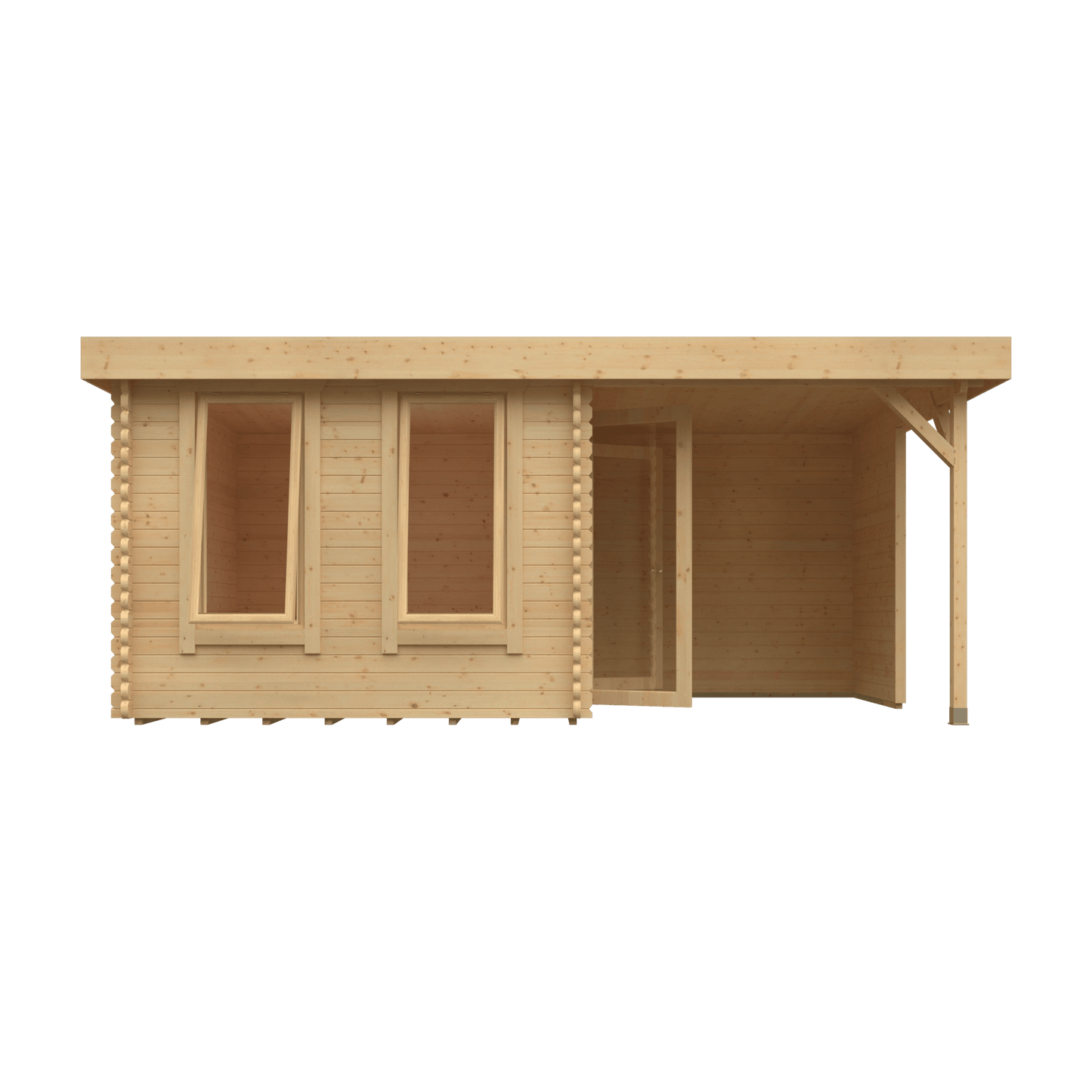 16x10 Lulworth 44mm Log Cabin