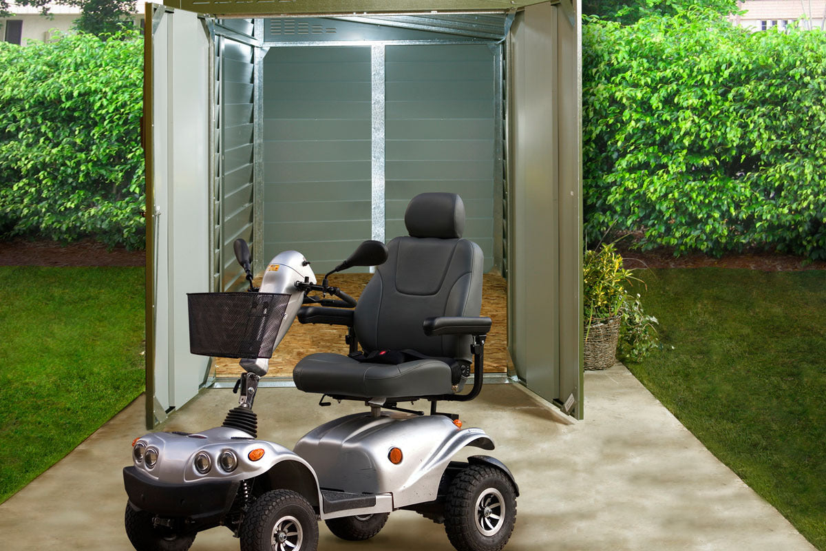 Trimetals MSG 894 4 x 9 Mobility Scooter Metal Garage