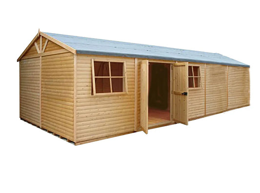 Shire Mammoth 10x30 Double Door Shiplap