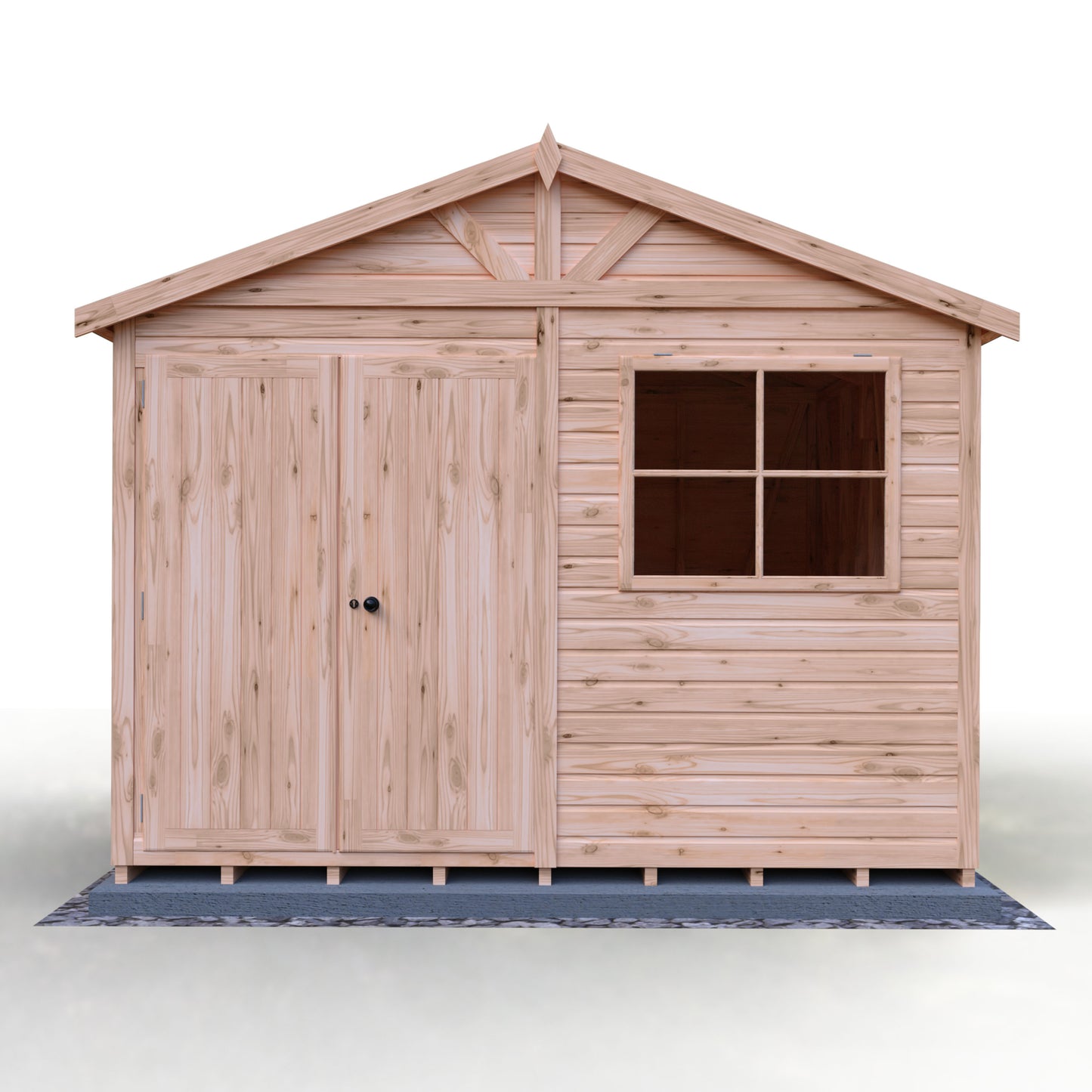 Shire Mammoth 10x20 Double Door Shiplap