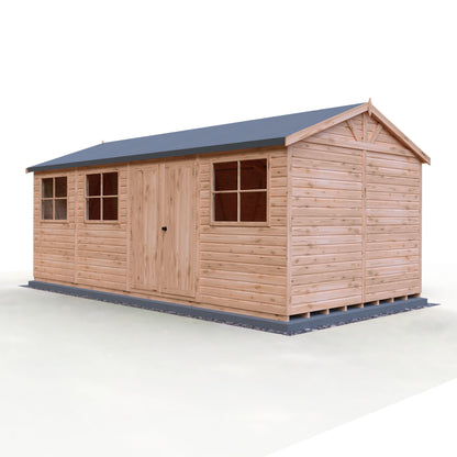 Shire Mammoth 10x20 Double Door Shiplap