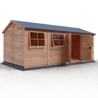 Shire Mammoth 10x20 Double Door Shiplap