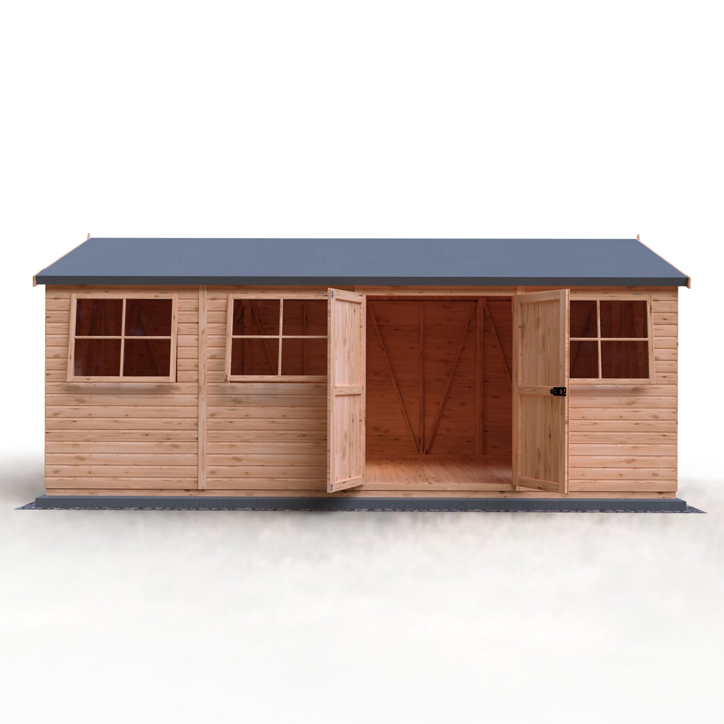 Shire Mammoth 10x20 Double Door Shiplap