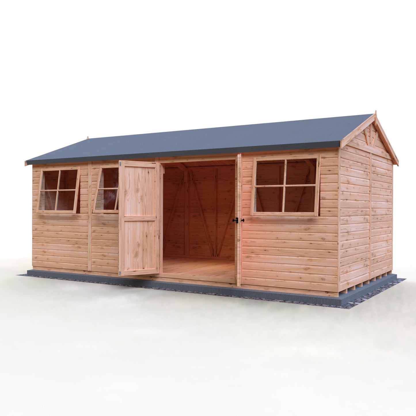 Shire Mammoth 10x20 Double Door Shiplap