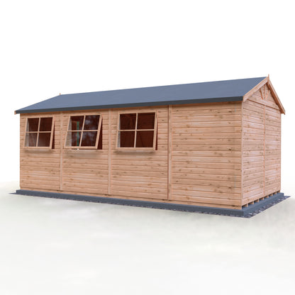 Shire Mammoth 10x20 Double Door Shiplap