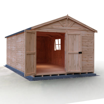 Shire Mammoth 10x20 Double Door Shiplap