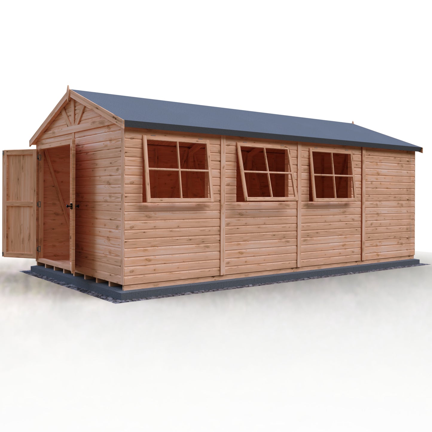 Shire Mammoth 10x20 Double Door Shiplap