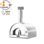 Mangiafuoco Build In Duel Fuel Pizza Oven - ANTHRACITE