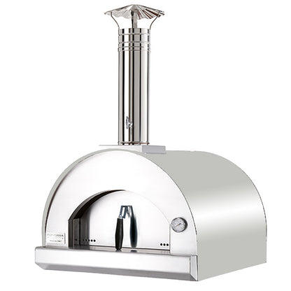 Fontana Margherita Stainless Steel Build In Wood Pizza Oven