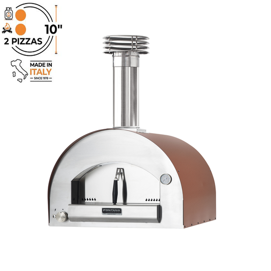 Fontana Margherita Rosso Build In Gas Pizza Oven