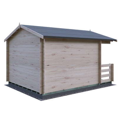 Shire Maulden with veranda 10x10 19mm Log Cabin