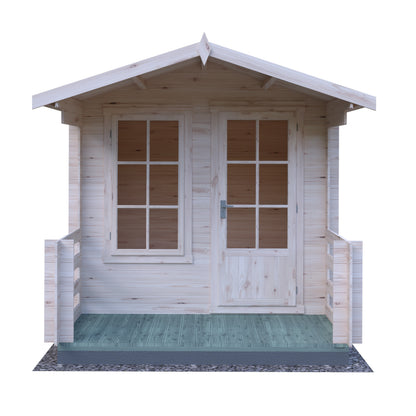 Shire Maulden with veranda 8x8 19mm Log Cabin