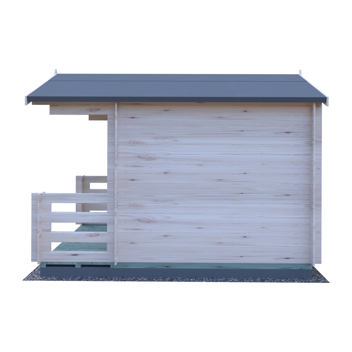 Shire Maulden with veranda 8x8 19mm Log Cabin
