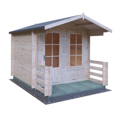 Shire Maulden with veranda 8x8 19mm Log Cabin