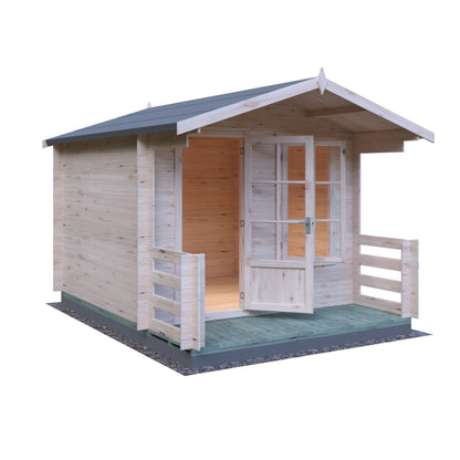 Shire Maulden with veranda 9x9 19mm Log Cabin