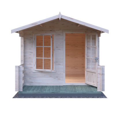 Shire Maulden with veranda 9x9 19mm Log Cabin