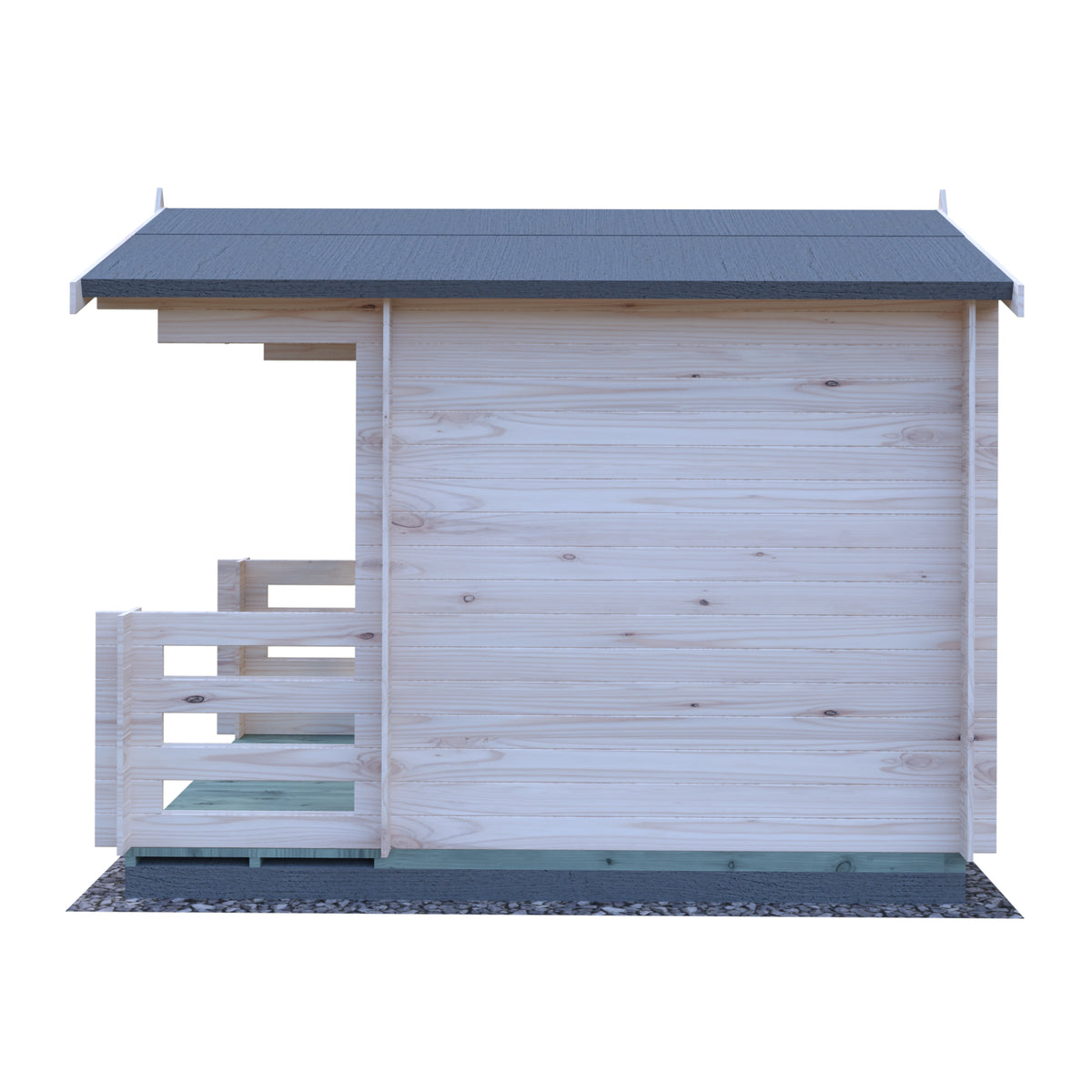 Shire Maulden with veranda 7x7 19mm Log Cabin