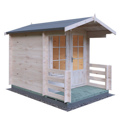 Shire Maulden with veranda 7x7 19mm Log Cabin
