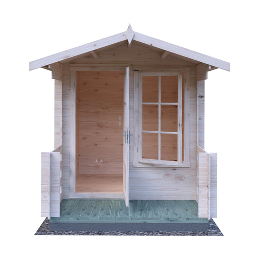 Shire Maulden with veranda 7x7 19mm Log Cabin