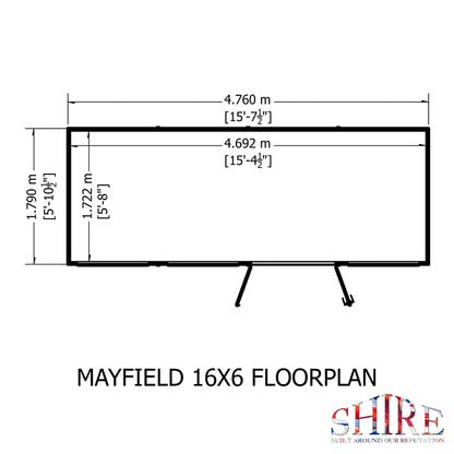 Shire Mayfield 16x6