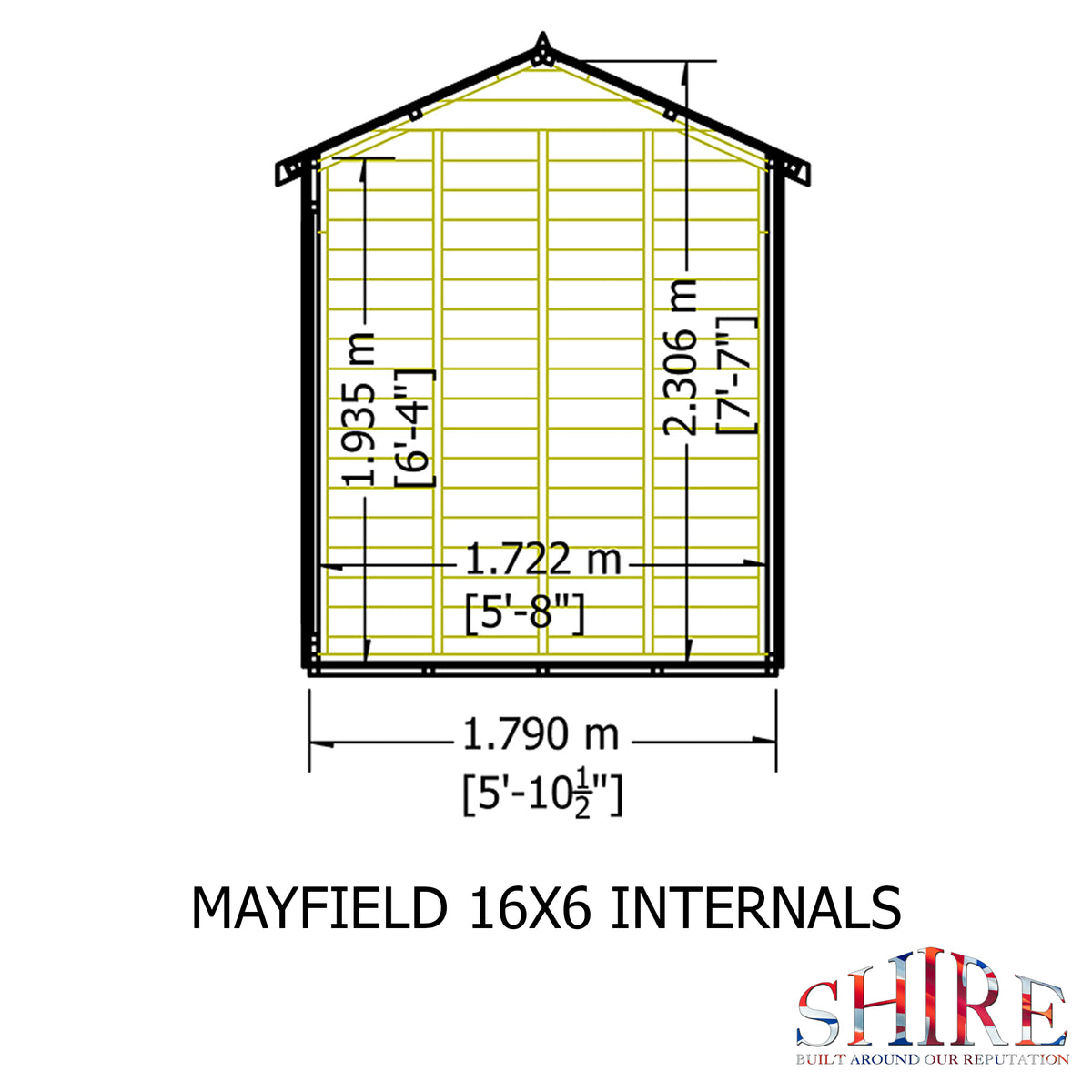 Shire Mayfield 16x6