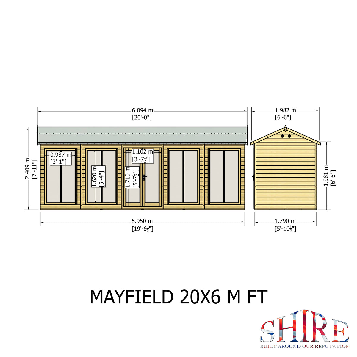 Shire Mayfield 20x6