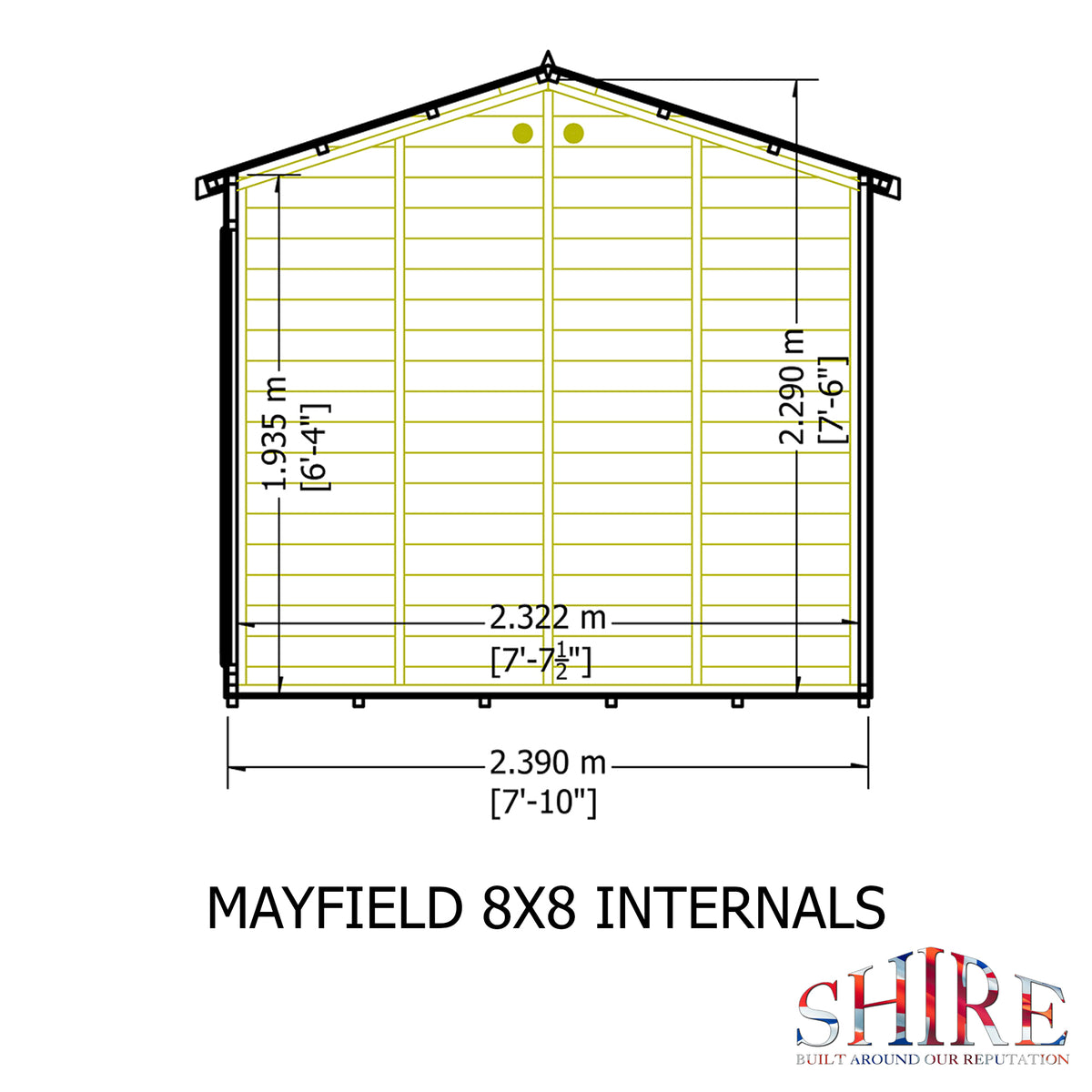 Shire Mayfield 8x8