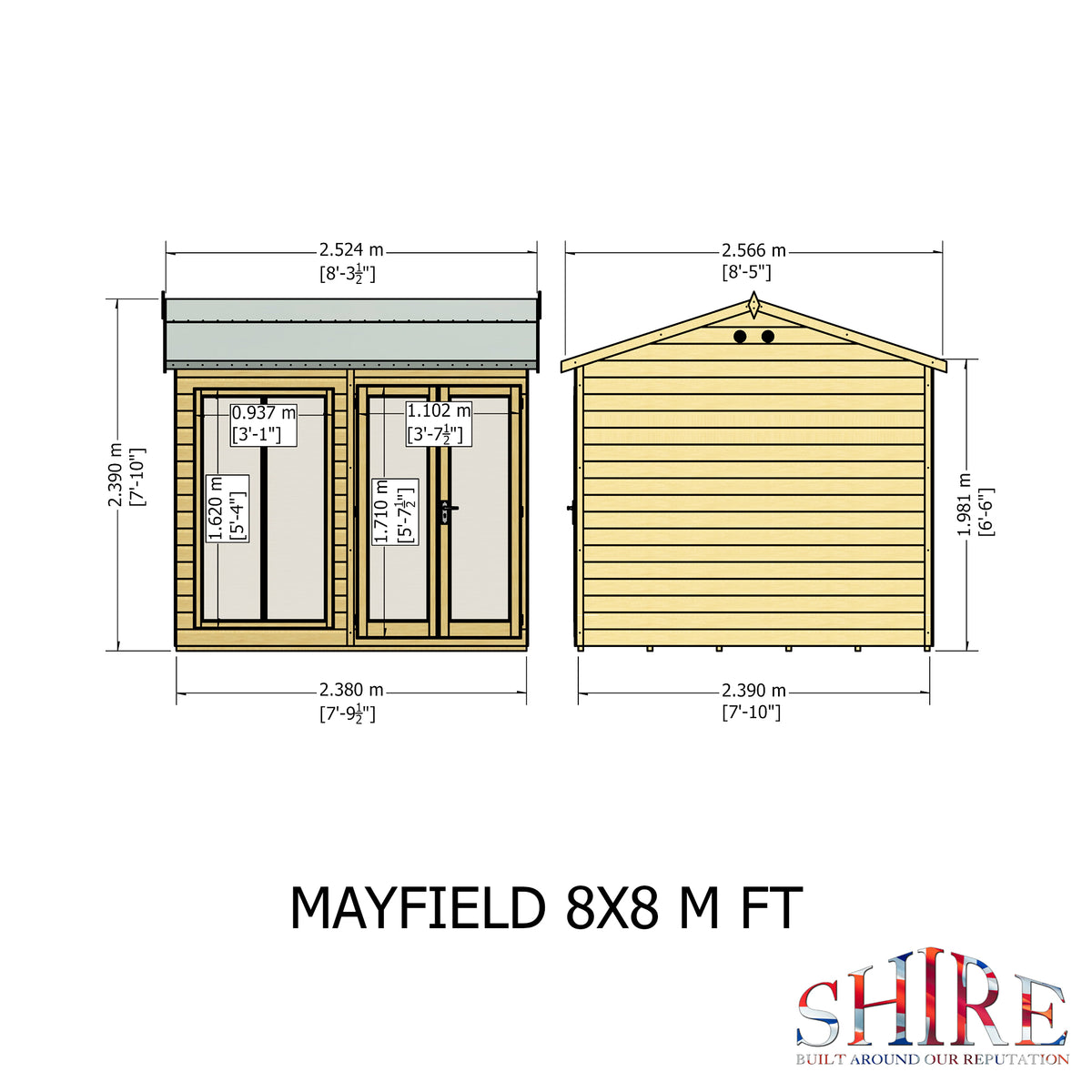 Shire Mayfield 8x8