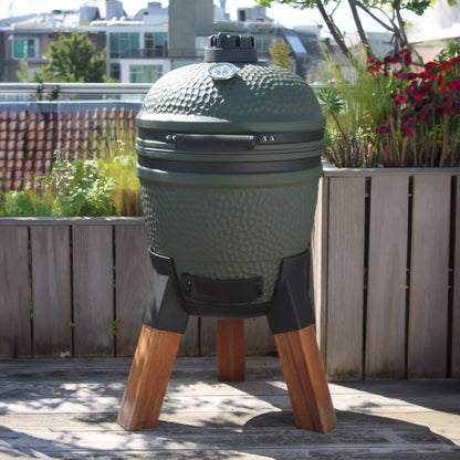 Moddern Kamado Olive Green Wooden Base and Legs