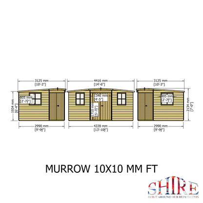 Shire Corner Shed 10x10