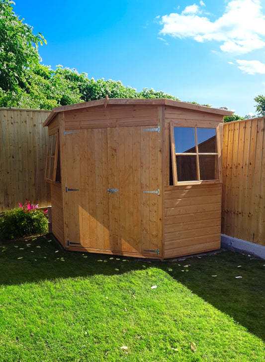 Shire Murrow 7x7 Double Door Shiplap