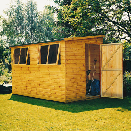 Shire Norfolk 9x6 Single Door Shiplap Style B