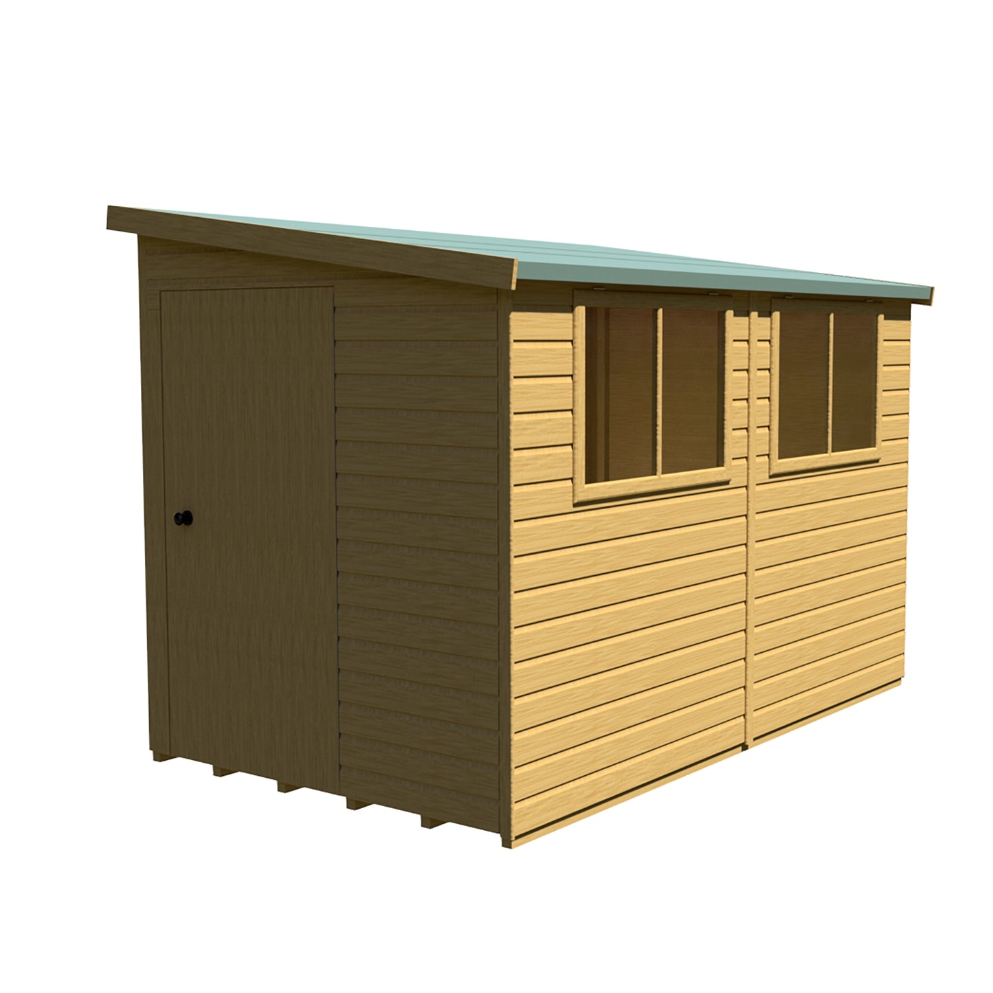 Shire Norfolk 10x6 Single Door Shiplap Style A