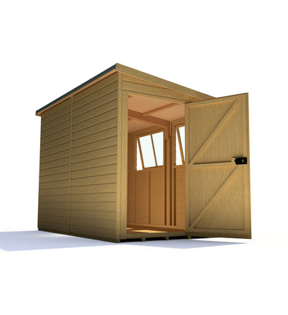 Shire Norfolk 10x6 Single Door Shiplap Style A