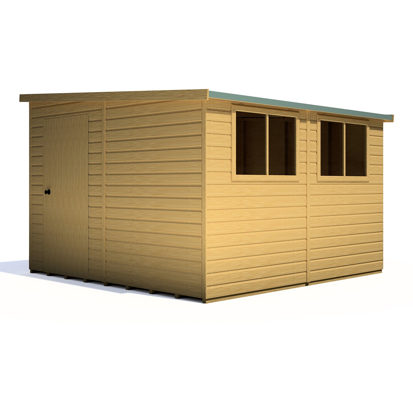 Shire Norfolk 10x10 Single Door Shiplap Style A