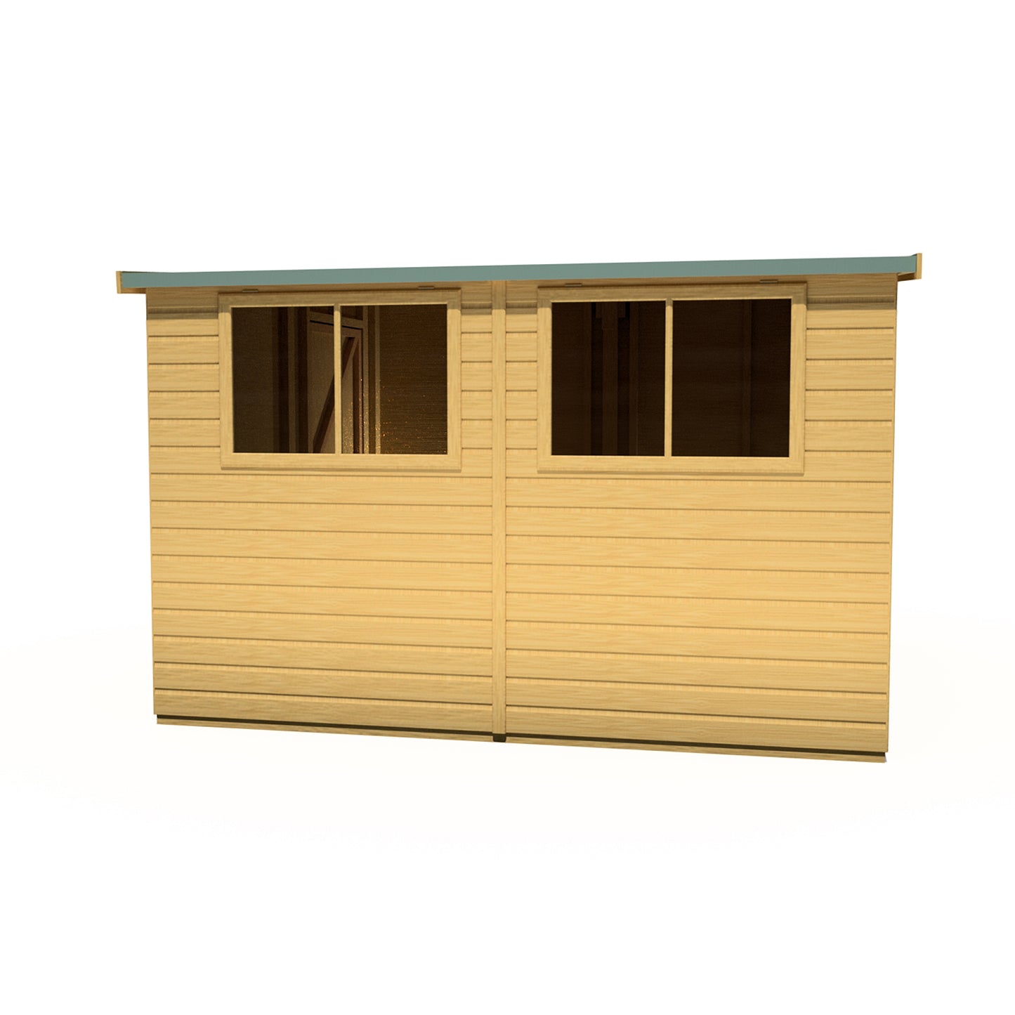 Shire Norfolk 10x10 Single Door Shiplap Style A