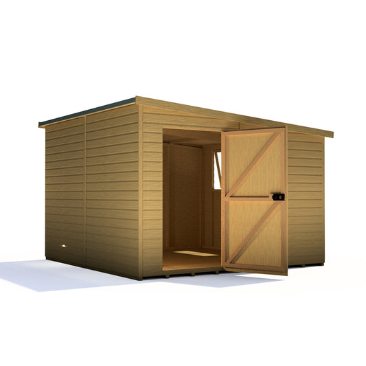 Shire Norfolk 10x10 Single Door Shiplap Style A