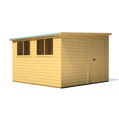 Shire Norfolk 10x10 Single Door Shiplap Style B