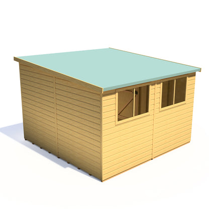 Shire Norfolk 10x10 Single Door Shiplap Style B