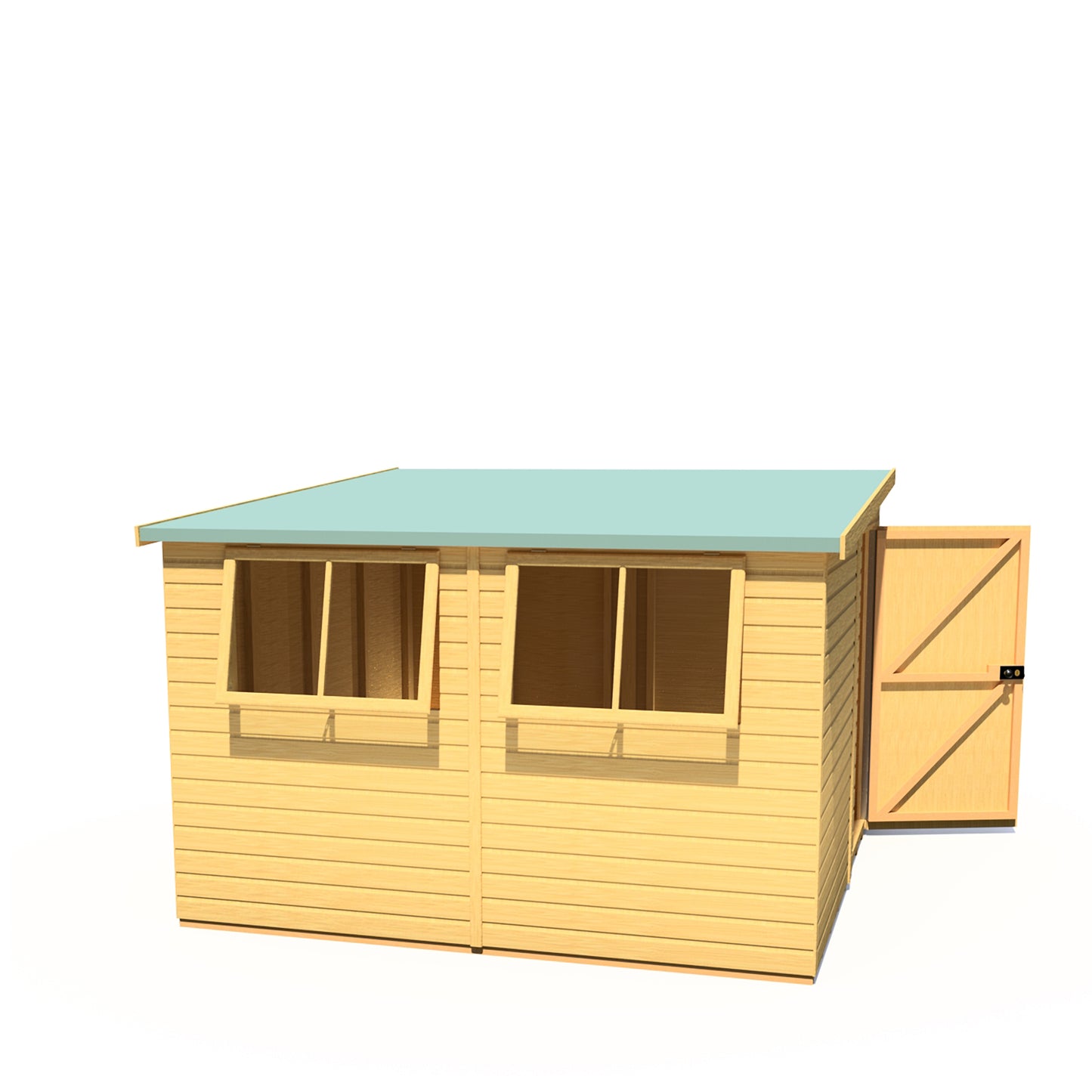 Shire Norfolk 10x10 Single Door Shiplap Style B
