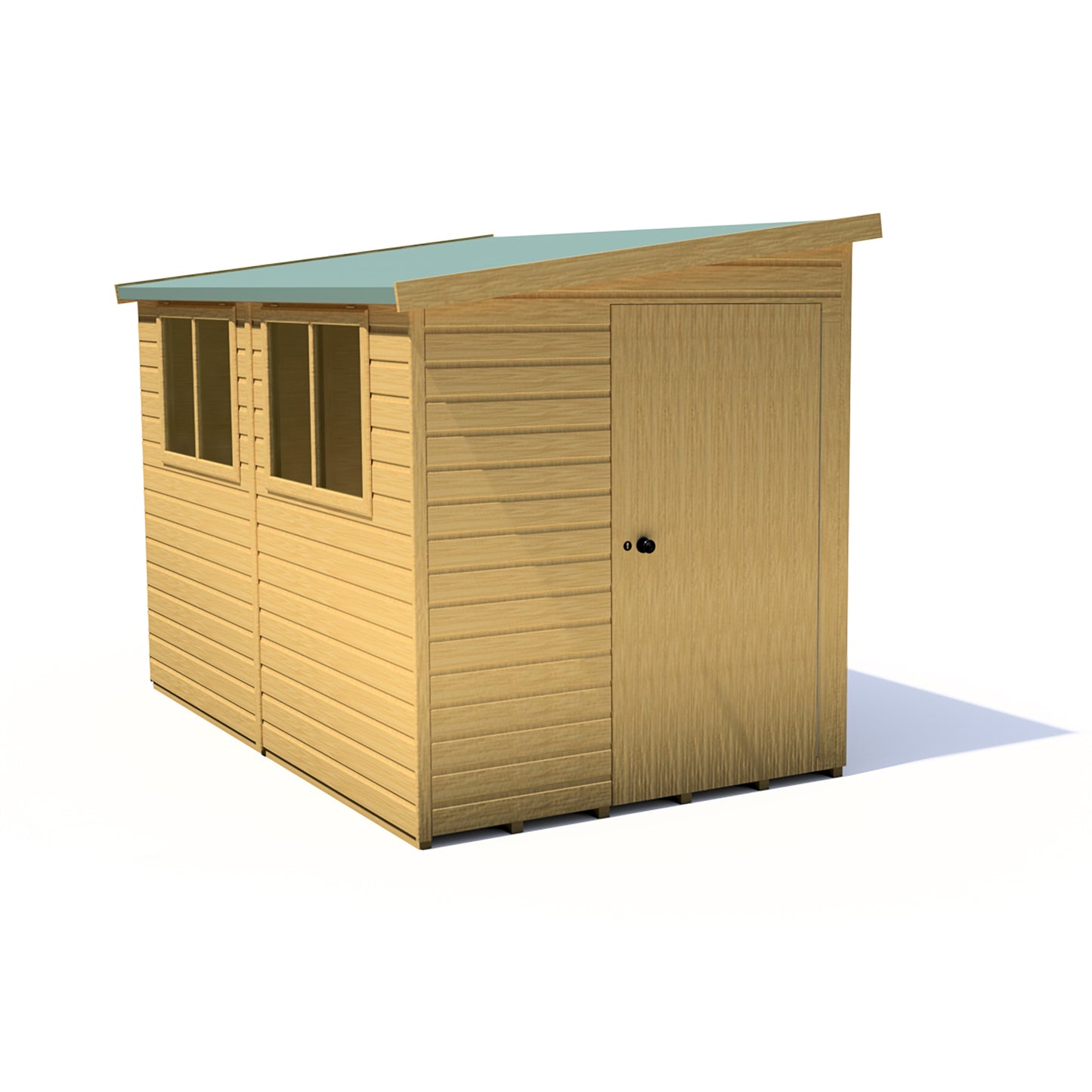 Shire Norfolk 10x6 Single Door Shiplap Style B